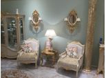 Poltrona Divano Tavolino Tavolino Divani Soggiorno Set 2X Poltrona Tavolino 3Pcs