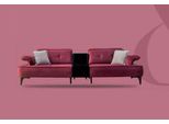 3 Posti In Tessuto Rosa Lusso 240 X 100 X 95 Jvmoebel