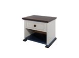Design Moderno Comodino Bambini Tavolino Camera Giovani Legno Bianco