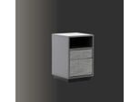 Comodino Grigio Elegante Camera Da Letto Mobili Di Lusso In Legno Design Moderno Bellissimo Nuovo