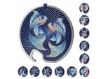 Kadax Apribottiglie "Callas"", Apribottiglie, Design Zodiak, Apribottiglie In Acciaio Inox, Pesce, 7 Cm"