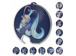 Kadax Apribottiglie "Callas"", Apribottiglie, Design Zodiacale, Apribottiglie In Acciaio Inox, Aquarius, 7 Cm"