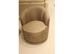 Poltrona Moderna Beige 71 X 78 X 78 Cm Jvmoebel