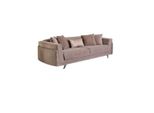 Divano A Tre Posti Con Letto Funzione Divano 3 Posti In Tessuto Beige Divano In Tessuto Jvmoebel