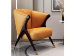Poltrona Design Luxury Orange Poltrona Sedia Divano 1 Posto Jvmoebel