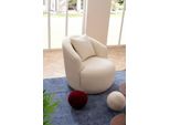 Poltrona Moderna Bianco Soggiorno Sedute Tessile Design Mobili Lounge Club