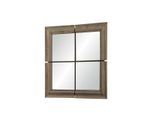 Specchio Da Parete Cornice In Legno Specchio Mobili Nuovo 105*105Cm Cornice In Vetro Parete Xxl Moderno