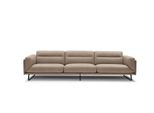 Divano 4 Posti In Pelle Divani Di Lusso Design Divano Beige Quattro Posti Xxl Jvmoebel