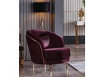 Poltrona Moderna Di Design Sedile Imbottito Tessuto Arredamento Tessile Arredamento Soggiorno Jvmoebel