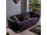 Divano A Tre Posti Divano Da Salotto Moderno Divani Imbottiti Di Design Neri Jvmoebel