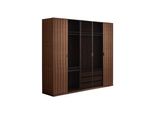 Armadio Marrone 251 X 60 X 220 Cm Jvmoebel