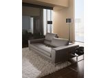Divano Di Lusso A Tre Posti In Pelle Divano Di Design A 3 Posti Grigio Prianera Jvmoebel
