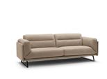 Luxus Divano Dreisitzer 3 Sitz Moderno MöBel Couchen Beige Divano Jvmoebel