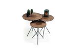 Set Rotondo 3X Tavolino Da Caffè Tavolino Tavolini Da Salotto Jvmoebel