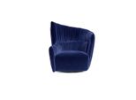 Poltrona Design Di Lusso Mobili Blu Stile Moderno Tessile Soggiorno Nuovo Jvmoebel