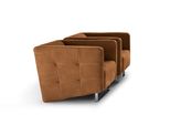 Lusso Poltrona Imbottitura Marrone Stile Italiano Design Arredamento Moderno Nuovo Jvmoebel