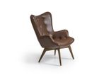 Poltrona Marrone Mobili Imbottiti Di Lusso Soggiorno Nuovo Arredamento Design Moderno Jvmoebel