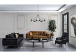 Set Di Divani Chesterfield Divano 431 Posti In Similpelle Nero Jvmoebel