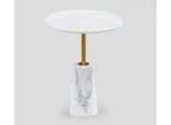 Tavolino Bianco 40 X 40 X 58 Cm Jvmoebel