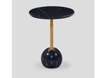 Tavolino Nero-Oro Moderno Jvmoebel