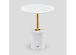 Tavolino Bianco Rotondo Moderno Jvmoebel