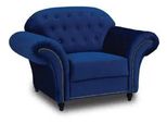 Poltrona Blu Divano Chesterfield Monoposto Divano Blu Jvmoebel