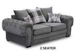Divano Moderno Grigio Chesterfield A Tre Posti Mobili Di Lusso Jvmoebel