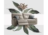 Divano 3 Posti Beige Soggiorno Di Design Lusso Moderno - Jvmoebel