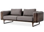 Divano Di Lusso Colore Grigio Soggiorno Tappezzeria Tessile Tre Posti Divano 225X90 - Jvmoebel