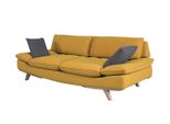 Soggiorno Giallo A Tre Posti Divano A 3 Posti Elegante Divano Imbottito Nuovo