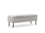 Panca Da Letto Moderna Grigia Panca Da Letto Di Lusso Con Struttura In Legno New Jv Moebel