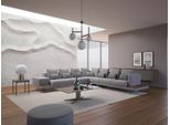 Set Da Salotto Divano Angolare Grigio Tavolino In Legno A L Tavolino Di Design Jvmoebel