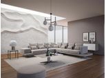 Soggiorno Grigio Imbottito Divano Ad Angolo L Design Tavolino Tavolino Jvmoebel