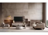 Komplette Wohnzimmer Garnitur 3-Sitzer Couchtisch Hocker Sessel 5Tlg Jvmoebel