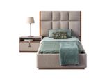 Set Per La Camera Dei Bambini Beige Letto Singolo Comodino In Legno Jvmoebel