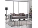 Divano Di Lusso Tessile Soggiorno Tre Posti 3 Posti Divano 240Cm Jvmoebel