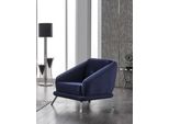 Sessel Luxus Wohnzimmer Modern Design Sitz Blau Jvmoebel