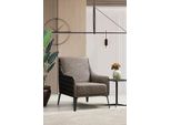 Poltrona Wing Chair Monoposto Grigio Jvmoebel