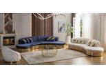 Divani Chesterfield Di Design Divani Semicircolari In Acciaio Inox 4+3 Posti Jvmoebel