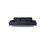 Divano A Tre Posti Design Blu Divano A 3 Posti Imbottito Jvmoebel