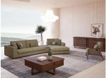 Set Da Salotto Divano Angolare A L + Poltrona 2 Pezzi In Tessuto Jvmoebel
