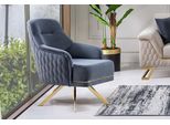 Poltrona Blu Monoposto Di Design In Acciaio Inox Mobili Da Salotto Jvmoebel