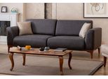 Divano Da Salotto Di Design In Ecopelle Grigia Lussuoso Divano A 3 Posti Jvmoebel