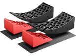 Xpotool Cunei Di Guida Rotondi Con Livella A T Fino A 13 T, Cunei Di Livellamento Rotondi Fino A 10 Cm Per Camper, Caravan E Rimorchi, Cunei Di Livellamento Con Tappetini