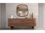 Moderna Cassettiera Marrone A 4 Ante Credenza Di Design Credenza A Specchio