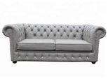 Divano Chesterfield Grigio Divano Ufficio Emfpangs Divani Pelle Tessile Nuovo Jvmoebel ®