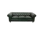 Divano Classico In Pelle - Divano Chesterfield Verde In Tessuto 3 Posti Nuovo Jvmoebel ®