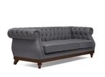 Divano Chesterfield Divano Imbottito In Pelle Divano Imbottito In Tessuto Set Jvmoebel ®