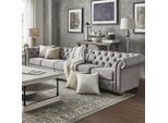 Chesterfield Salotto Mobili Imbottiti Divano Divano Cinque Posti Divani Tessili Divani