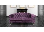 Barocco Rococò Divano Divano Tessile Velluto Chesterfield - Divani Designer -Jvmoebel ®
